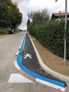 pešpot Cvetlična ulica